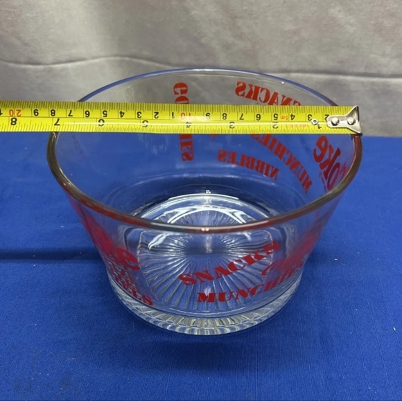 Vintage Coca Cola Heavy Glass Snack Bowl - Picture 3 of 5